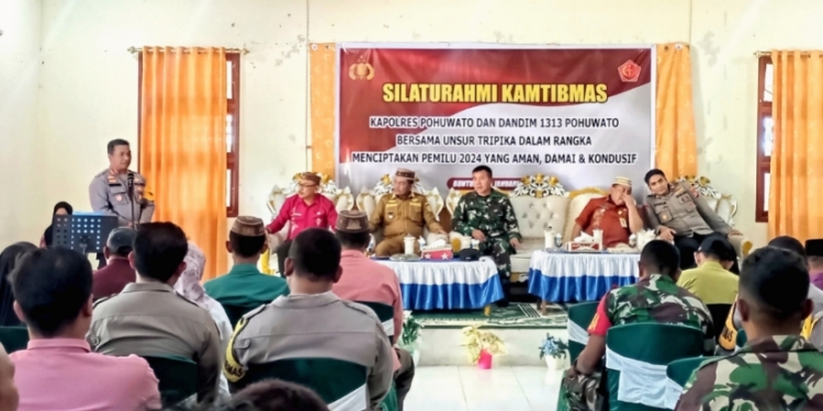 Camat Syaiful Apresiasi Silaturahmi Kamtibmas di Kecamatan Buntulia