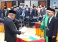 Bahrudin Ismail Resmi Dilantik Jadi PAW Anggota DPRD Pohuwato
