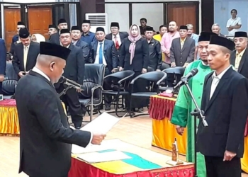 Bahrudin Ismail Resmi Dilantik Jadi PAW Anggota DPRD Pohuwato