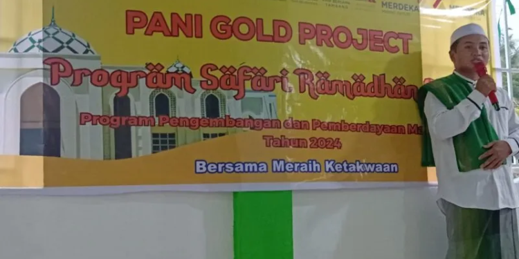 Syiar Agama, Pani Gold Project Gelar Safari Ramadhan ke Sejumlah Masjid