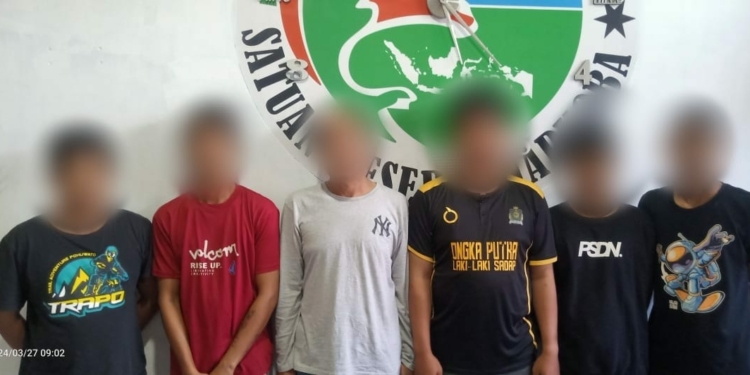 Astaga! Diduga Terlibat Kasus Narkoba, 6 Pemuda Ini Diciduk Polisi