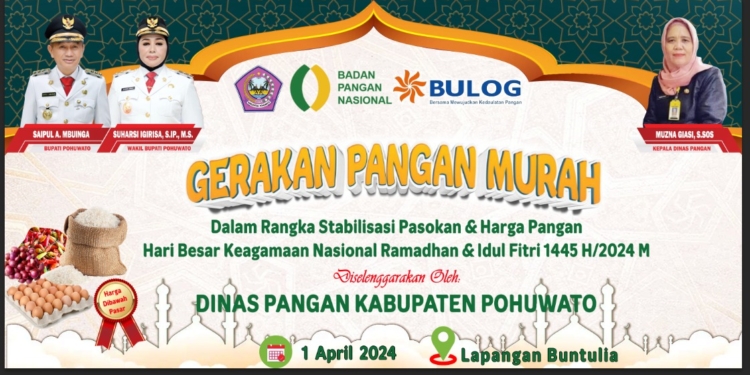 Jangan Lewatkan! Besok Ada Gerakan Pangan Murah di Buntulia