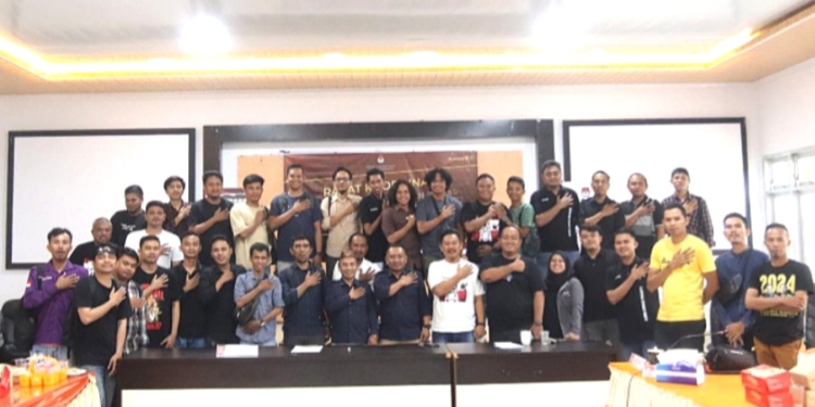 Gelar Rakor, KPU Pohuwato Gandeng Media Sukseskan Pilkada 2024
