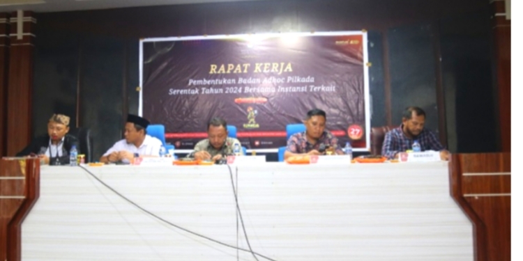 KPU Pohuwato Bahas Penyelarasan Perekrutan Badan Adhoc Bersama Instansi