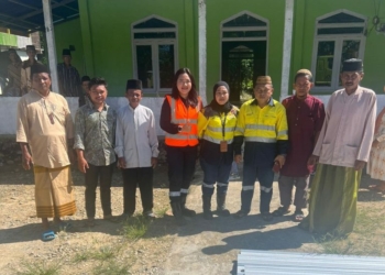 PGP Serahkan Bantuan untuk Perbaikan Fasilitas Masjid di Buntulia