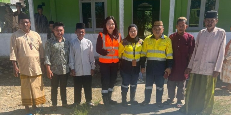 PGP Serahkan Bantuan untuk Perbaikan Fasilitas Masjid di Buntulia