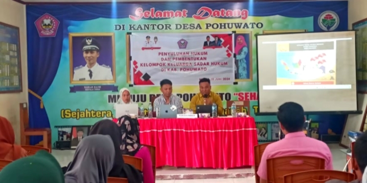 Bagian Hukum Pemda Pohuwato, Gelar Penyuluhan dan Pembentukan Kelompok Sadar Hukum