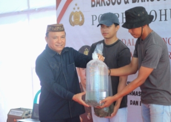 Beni Nento Apresiasi Baksos dan Bansos Serentak Polres Pohuwato Peringati HUT Bhayangkara Ke-78