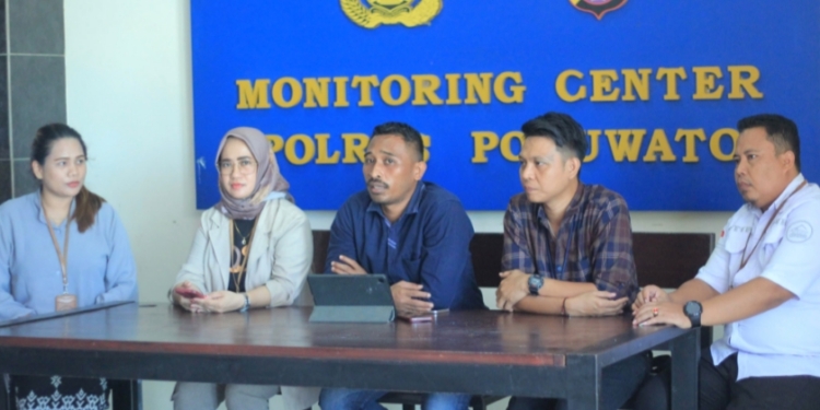 AAP Follow Up Korban Teror Bom Molotov di Polres Pohuwato