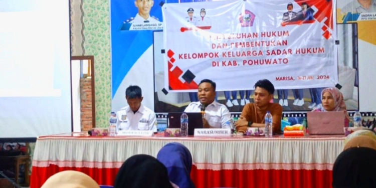 Marisa Utara Jadi Desa Ke-3 Penyuluhan Hukum Bagian Hukum Setda Pohuwato