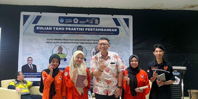Merdeka Copper Gold Beri Pengetahuan Good ‘Mining Practice’ Kepada Mahasiswa UNG