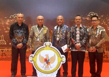 Saipul Mbuinga Bersama Nasir Giasi, Hadiri Penyampaian LHP BPK RI