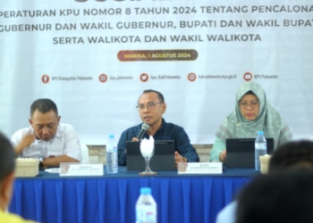 KPU Pohuwato Sosialisasikan PKPU Nomor 8 ke Partai Politik