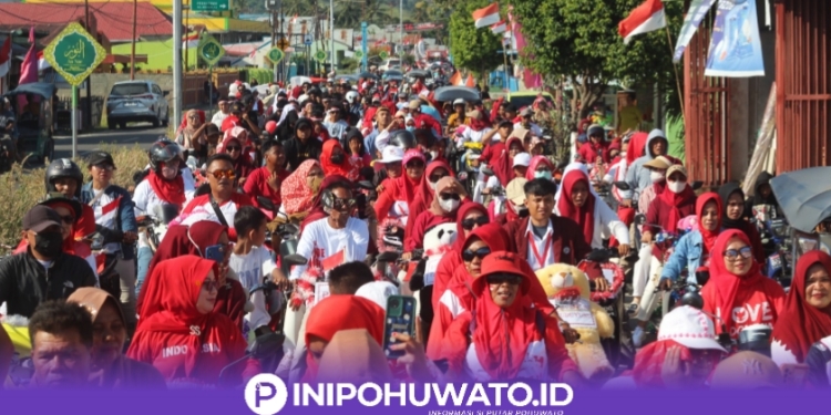 Meriahnya Pawai Kemerdakaan RI di Buntulia Dibanjiri Lautan Masyarakat