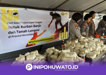 Peduli Korban Bencana Alam, Pani Gold Project Serahkan Bantuan