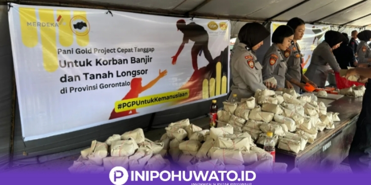 Peduli Korban Bencana Alam, Pani Gold Project Serahkan Bantuan