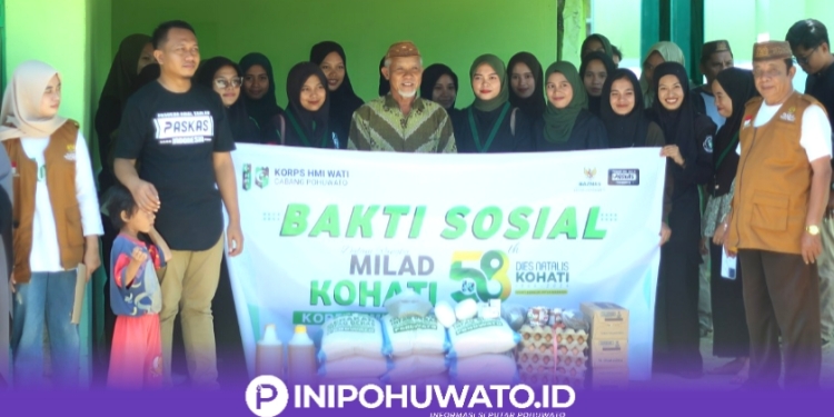 Bersama Baznas dan Paskas, KOHATI HMI Cabang Pohuwato Salurkan Bantuan