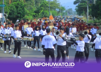 Semarak Kirab KPU Pohuwato Tampil Memukau