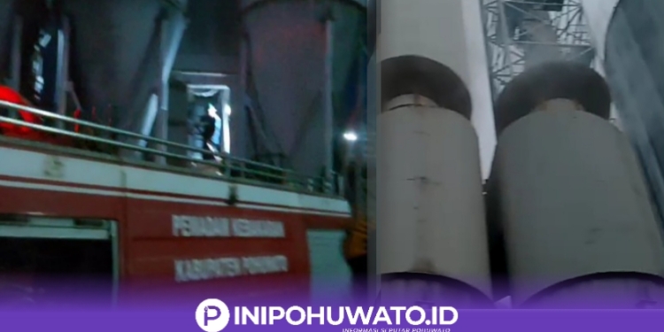 Pabrik Jagung di Paguat Kebakaran