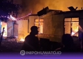 Breaking News: Kebakaran Dahsyat di Paguat Lahap Rumah Warga