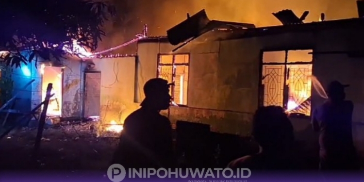 Breaking News: Kebakaran Dahsyat di Paguat Lahap Rumah Warga