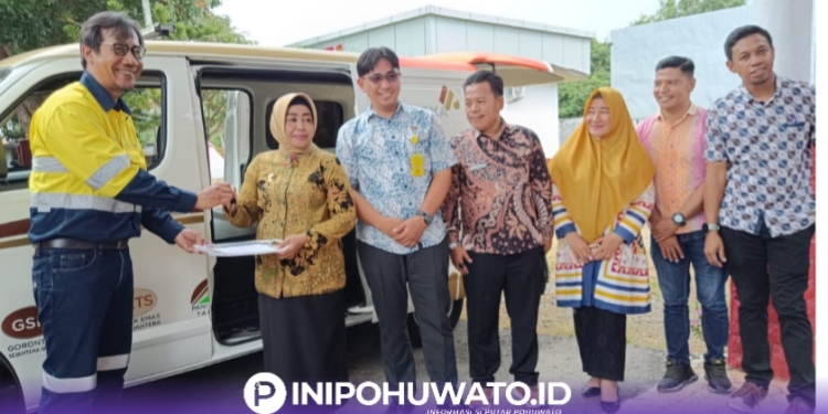 Pani Gold Project Serahkan Bantuan Mobil Opresional untuk Puskesmas Buntulia