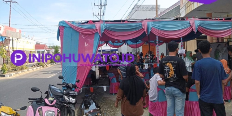 Paket ILOMATA Unggul di TPS Depan Sekretariat Gerindra Pohuwato