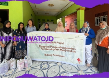 Pani Gold Project Bantu Ibu Hamil Dan Anak-Anak Lewat Posyandu Desa Hulawa