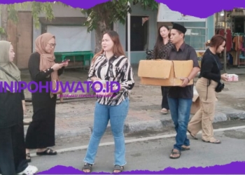 Komunitas Tiktok di Pohuwato Berbagi Takjil dan Buka Puasa Bersama