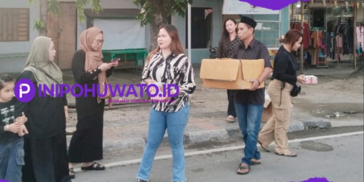 Komunitas Tiktok di Pohuwato Berbagi Takjil dan Buka Puasa Bersama