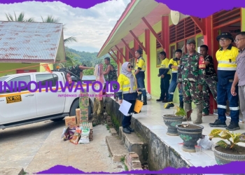 Tim Pani Gold Project Salurkan Bantuan Bahan Makanan Ke Desa Tuweya