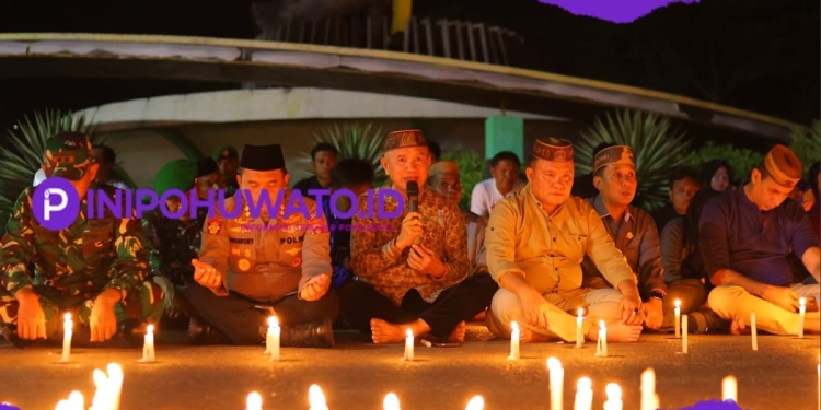 Aksi Bakar Lilin di Bundaran Panua, DPRD Komitmen Kawal Aspirasi Masyarakat