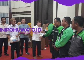 Peduli Ojol, DPRD Pohuwato Salurkan Bantuan untuk 49 Pengemudi
