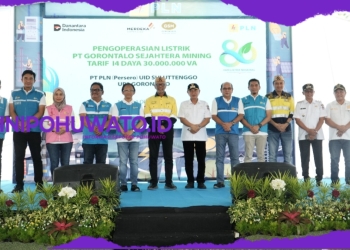 PLN Meresmikan Pengoperasian Listrik 30 Juta VA Ke Pani Gold Mine