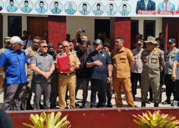 DPRD Pohuwato Tandatangani 5 Poin Kursial dari Massa Aksi