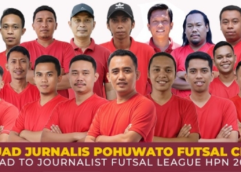 Jurnalis Pohuwato Siap Sukseskan Turnamen Futsal League HPN 2026 di Kabgor