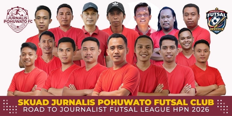 Jurnalis Pohuwato Siap Sukseskan Turnamen Futsal League HPN 2026 di Kabgor