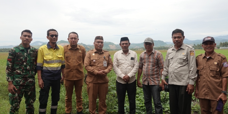Camat Dan Kades Apresiasi Pani Gold Mine Atas Bantuan Pengerukan Saluran Irigasi