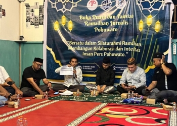 Beni Nento Hadiri Buka Puasa Bersama Wartawan, Tekankan Berita Berimbang