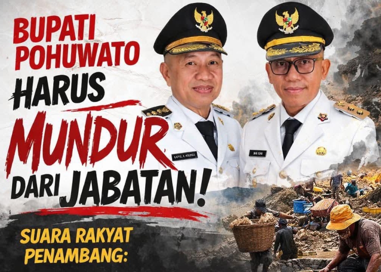 Imbas Kekecewaan Rakyat Penambang, Flyer Bupati Mundur Dari Jabatan Viral di Medsos