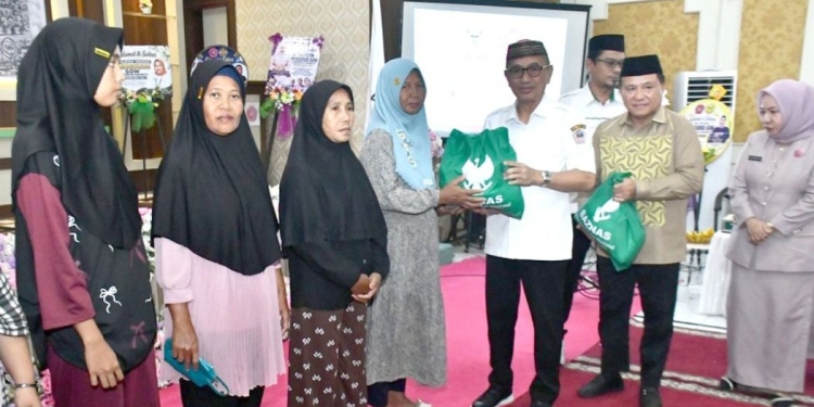 GOW Peduli Kaum Duafa, 81 Paket Sembako Disalurkan di Pohuwato