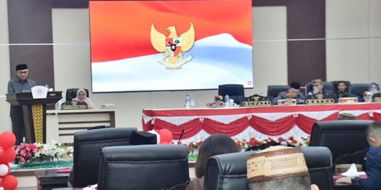 Bupati Saipul Mbuinga Sampaikan Penjelasan Perubahan APBD 2026 dalam Paripurna DPRD Pohuwato